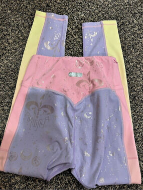 Star Wars Padme Leggings Pink & Purple small Like New
